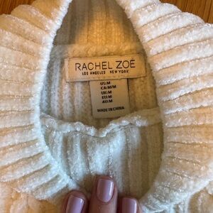 Rachel Zoe Off-White Cowl Neck Sweater